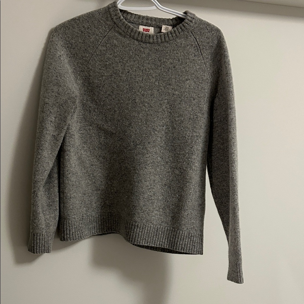 Levi's Heather Gray Crew Neck Sweater